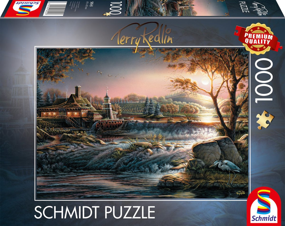 Schmidt - legpuzzel - lichten in de wildernis - terry redlin - 1000 stukjes - volwassenen - vanaf 12 jaar