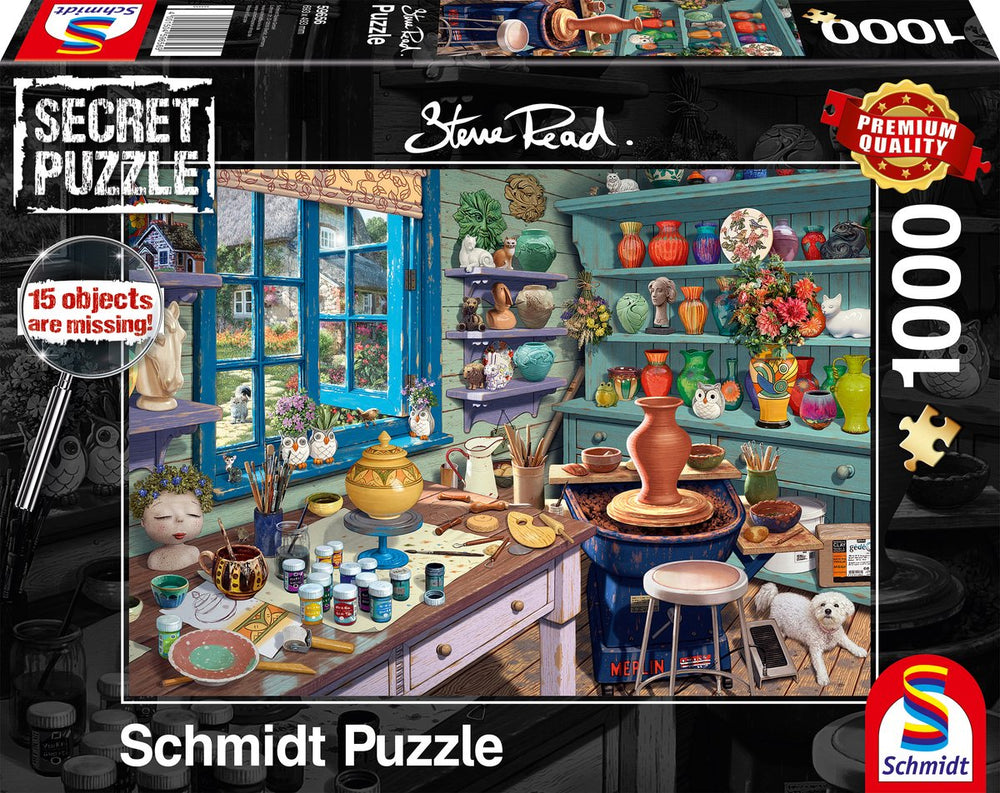 Schmidt - legpuzzel - kunstenaarsatelier - steve read - 1000 stukjes - volwassenen - vanaf 12 jaar