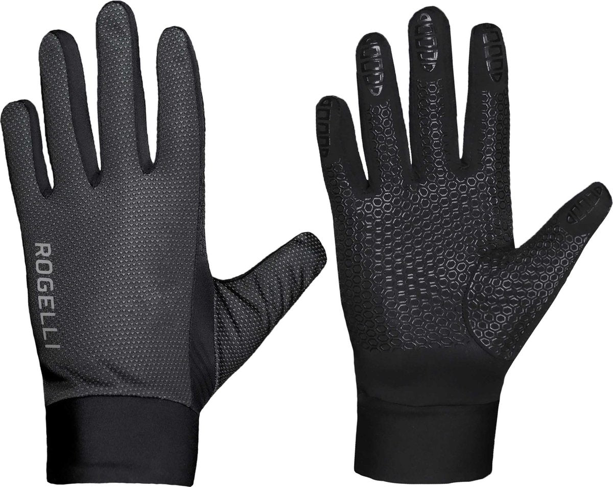 Rogelli laval fietshandschoenen heren - wielrenhandschoenen - zwart - maat 3xl