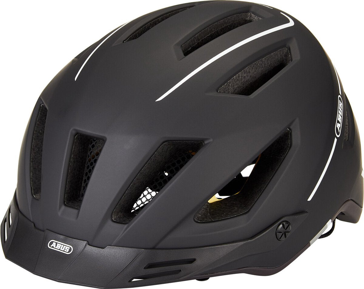 Abus stuurstand Pedelec 2.0 MIPS fluweel Zwart M 52-57cm