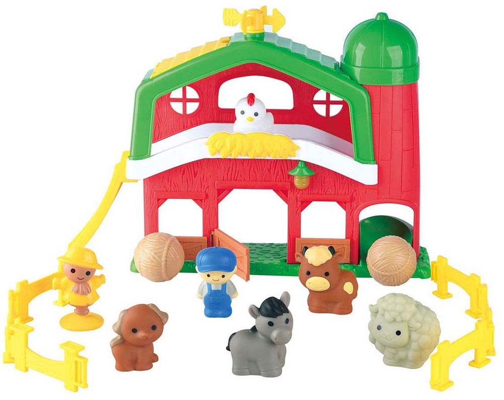 Speelboerderij met dieren speelset, 17dlg.