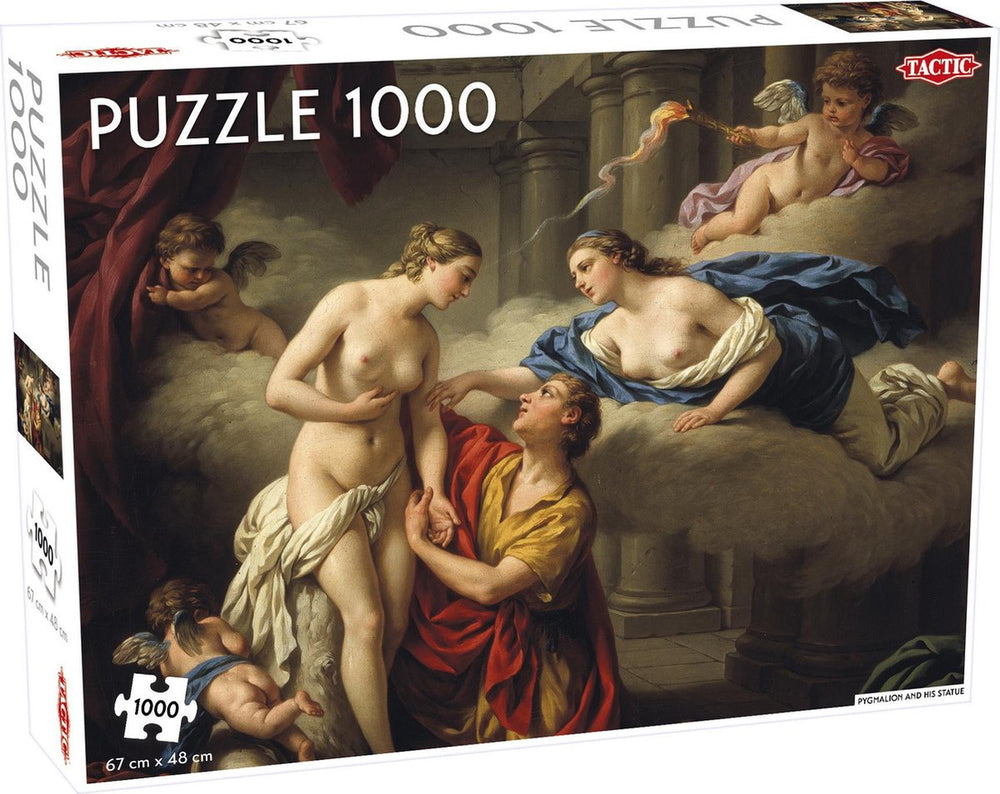 Tactic pygmalion – puzzel – 1000 stukjes – klassieke kunstillustratie – strak en rustgevend ontwerp – hoogwaardige scandinavische kwaliteit