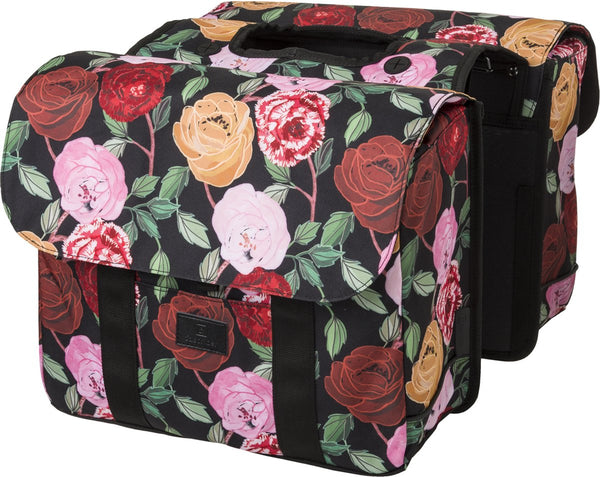 Fastrider nyla dubbele fietstas trend floral rood