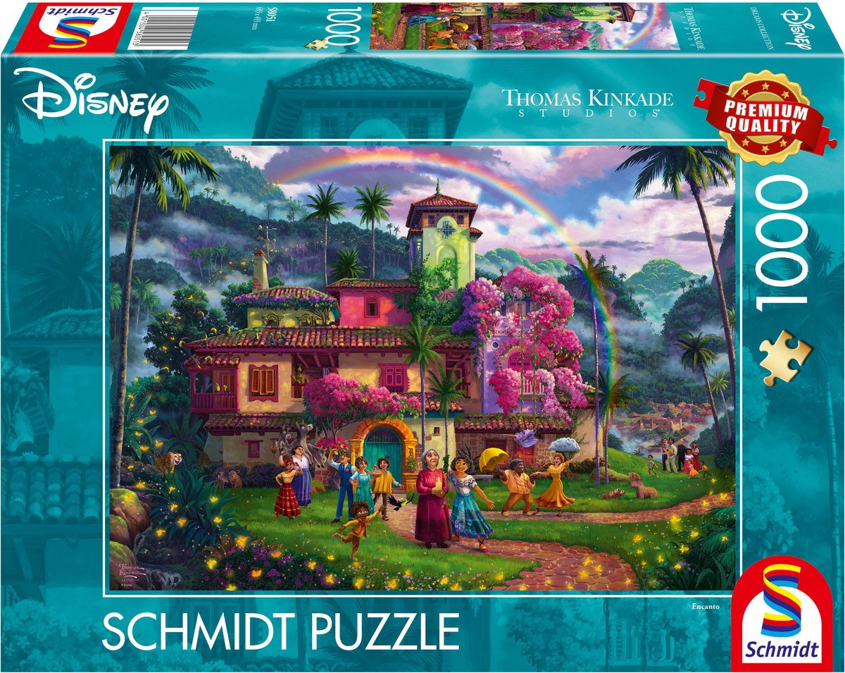 Schmidt spiele - thomas kinkade studios - disney encanto, 1000 stukjes