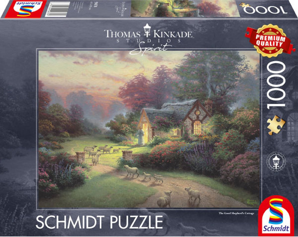 Schmidt puzzel 1000st spirit, de goede herder - legpuzzel - thomas kinkade