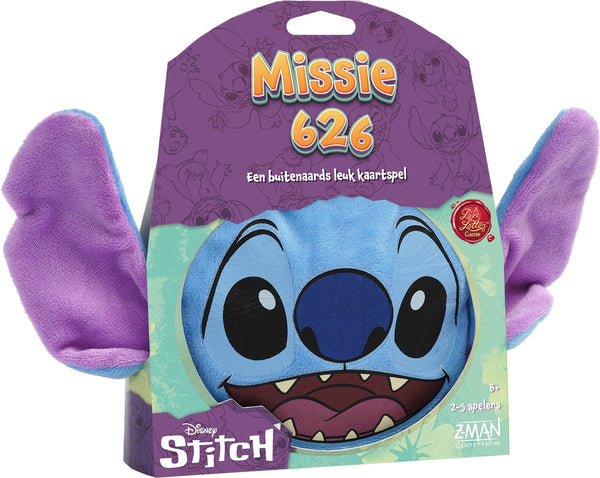 Asmodee kaartspel stitch missie 626 lilo en stitch familiespel.