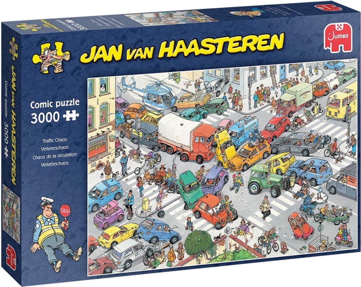 Jan van Haasteren Legpuzzel - Verkeerchaos, 3000st.