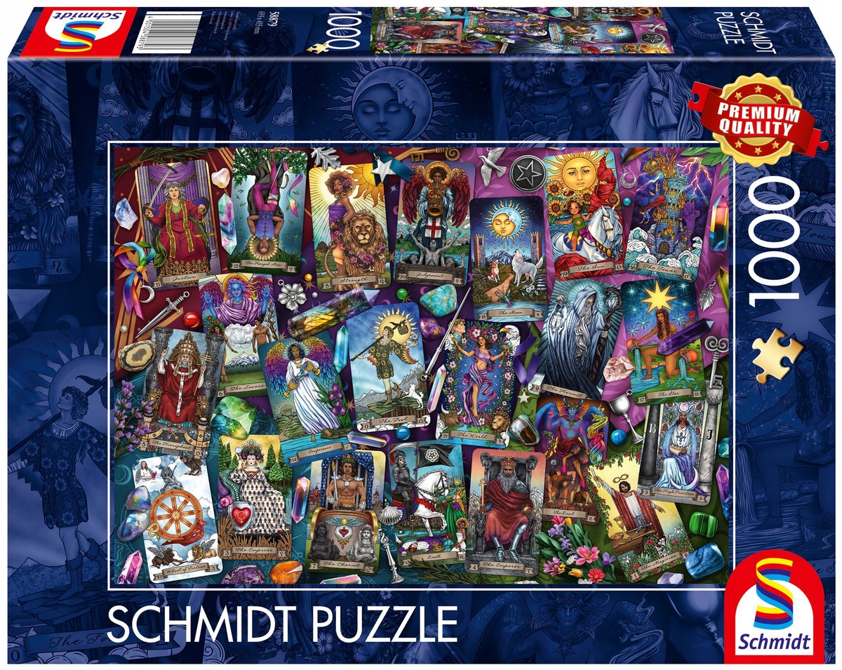 Schmidt - legpuzzel - mysterieuze tarotkaarten - 1000 stukjes - volwassenen - vanaf 12 jaar