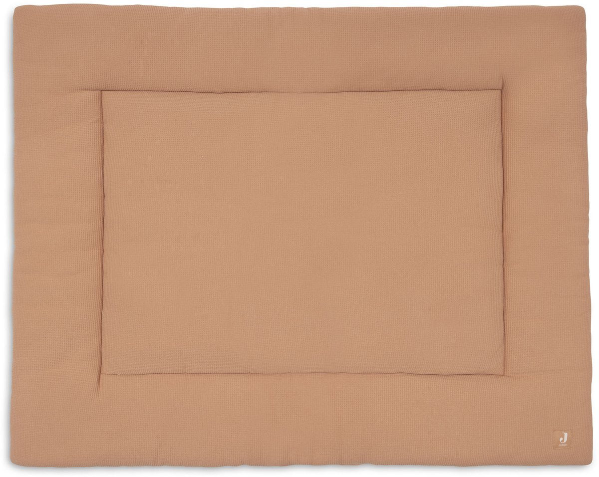 Jollein boxkleed baby - 75x95cm - little waffle - light terra sand