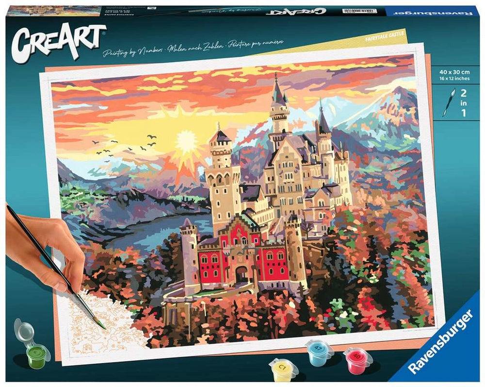 Ravensburger creart schilderen op nummer - sprookjeskasteel