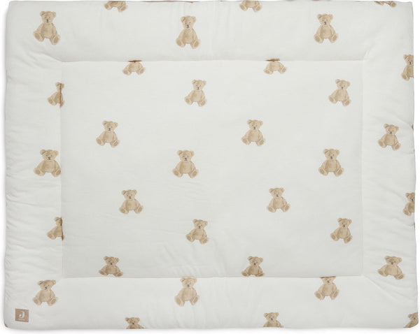 Jollein - boxkleed teddy bear - biologisch katoen - speelkleed baby - 75x95cm