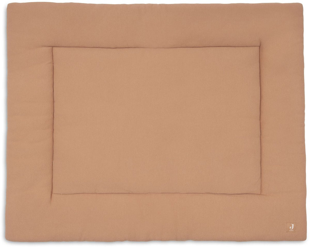 Jollein boxkleed baby - 75x95cm - little waffle - light terra sand
