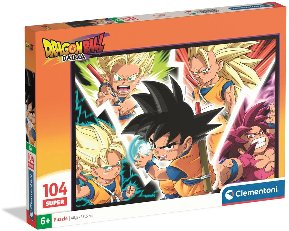 Clementoni - puzzel - dragon ball daima - 104 stukjes - super - vanaf 6 jaar