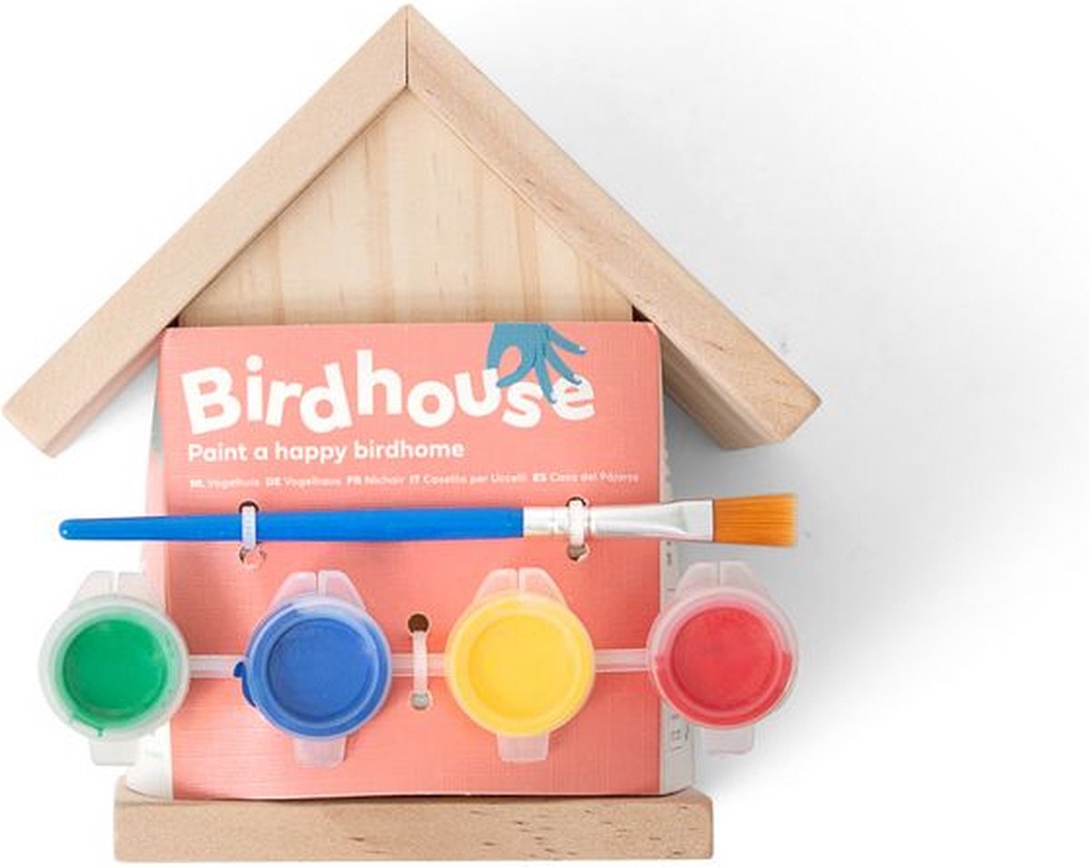 Bs Toys maakt je eigen houten vogelhuisje bouwset