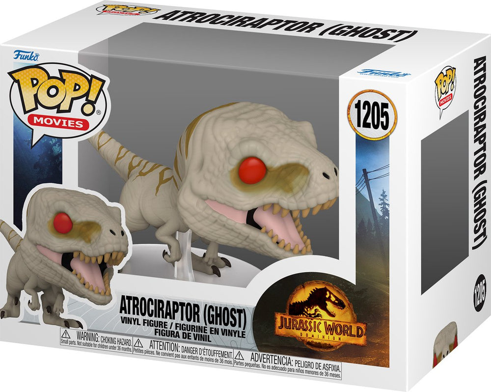 Funko jurassic world - pop! movies ghost 9 cm verzamelfiguur - multicolours