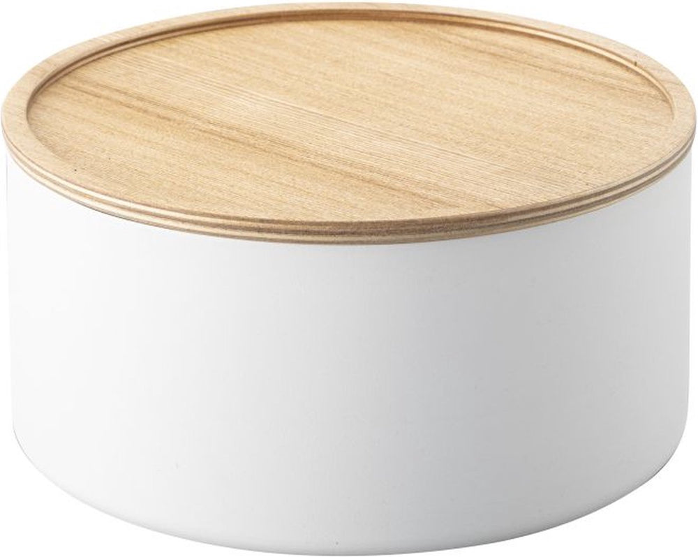 Yamazaki opbergdoos met deksel - hoog - rin - wit