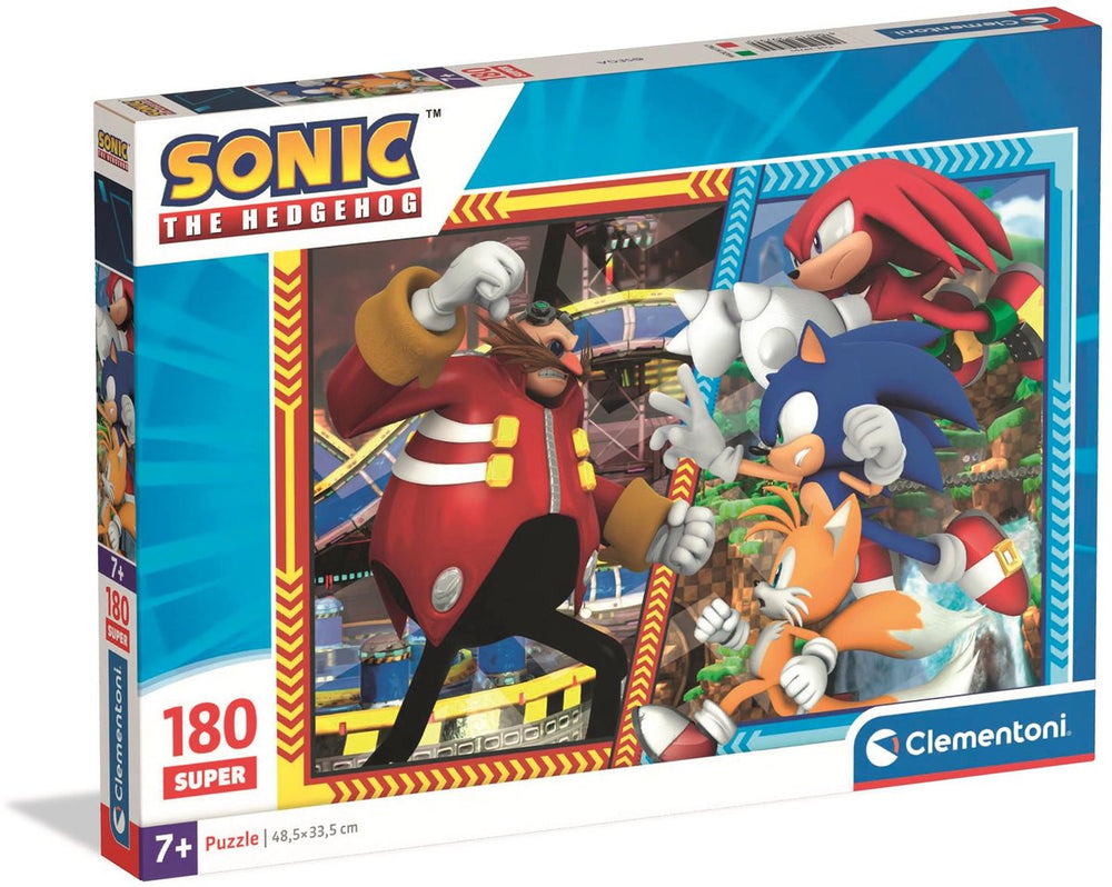 Clementoni - kinderpuzzel - 180 stukjes - super sonic - puzzel vanaf 7 jaar