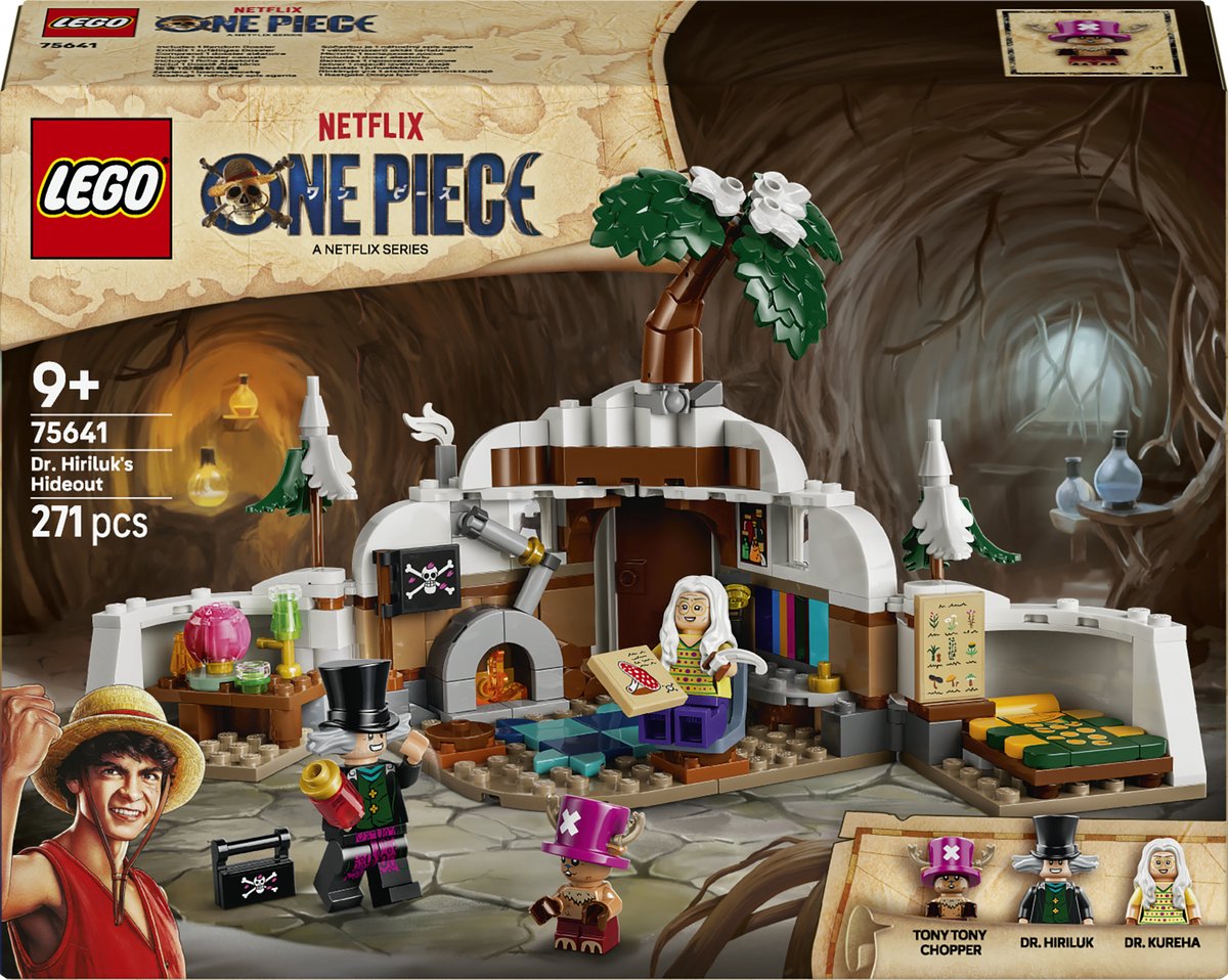 Lego one piece 75641 de schuilplaats van dr. hiriluk
