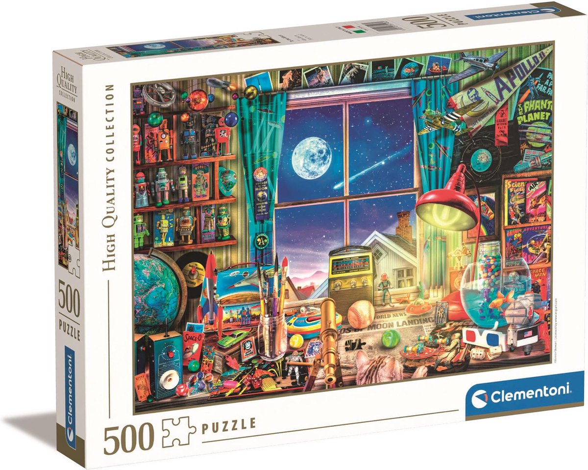 Clementoni legpuzzel naar de maan, 500st.
