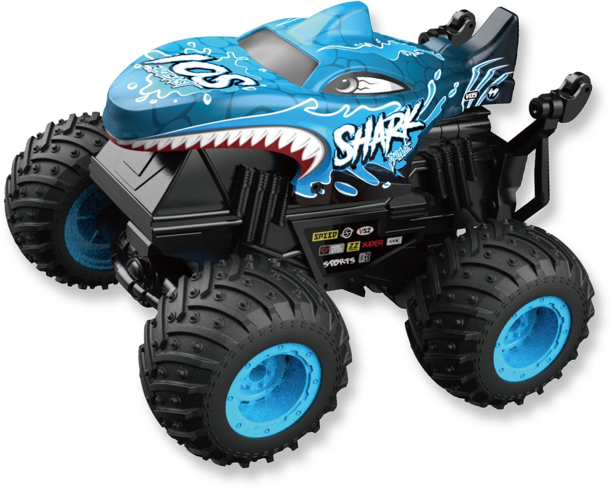 Gear2play rc firedance shark 1:20 - incl. oplaadbare batterij - met licht en muziek