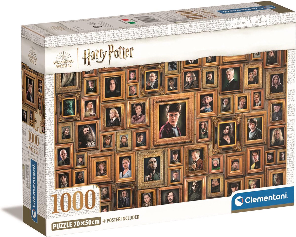 Clementoni - puzzel - 1000 stukjes - impossible harry potter