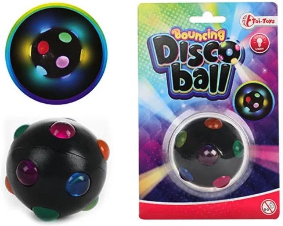 Toi-toys leuke stuiterbal disco