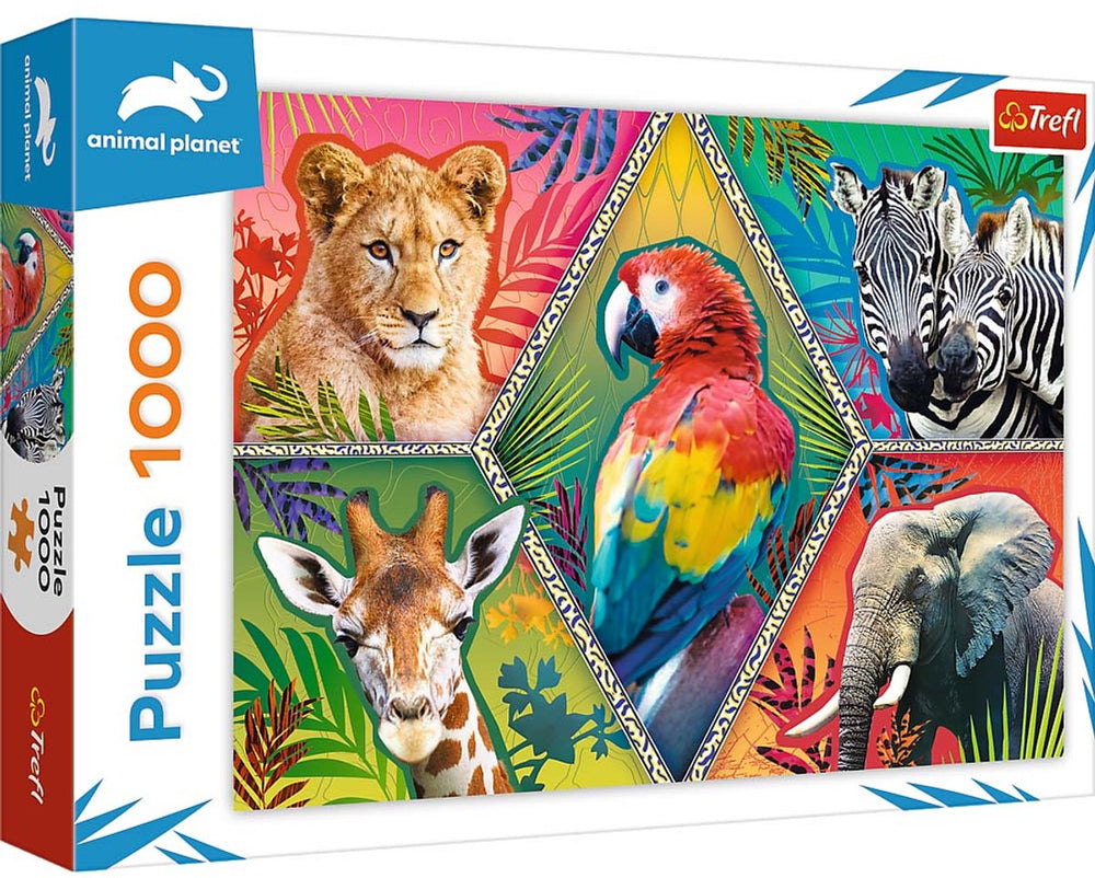 Trefl animal planet puzzel exotische dieren 1000 stukjes