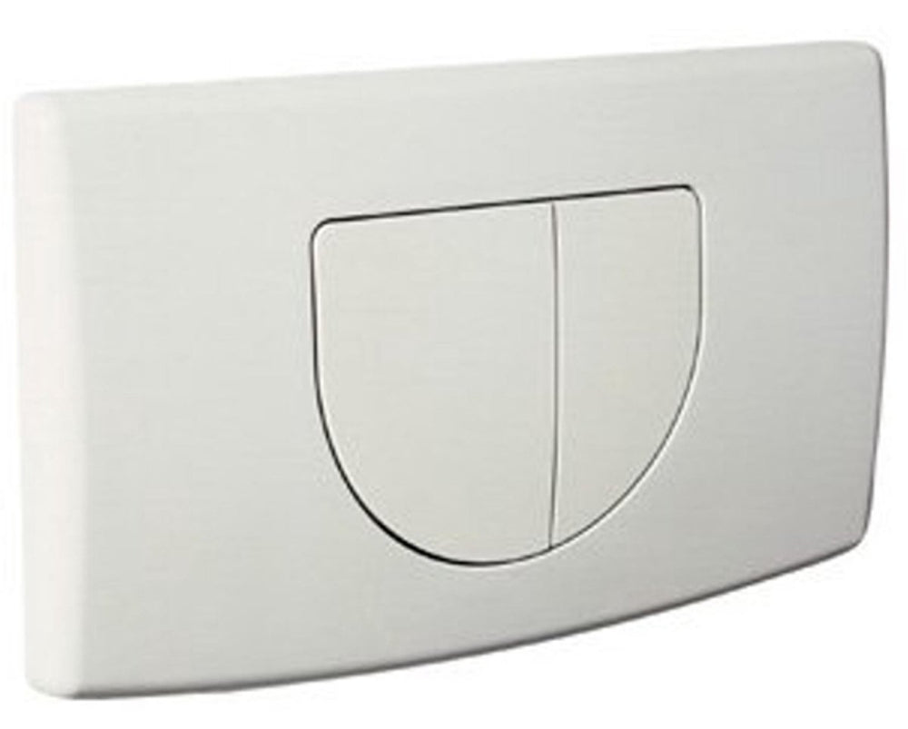 Plieger spring bedieningsplaat - frontbediening - dubbele spoeltechniek - wit