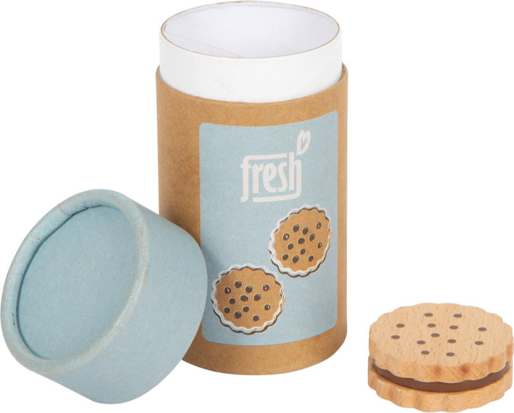 Small foot - Wooden double cookies, 5 pcs.