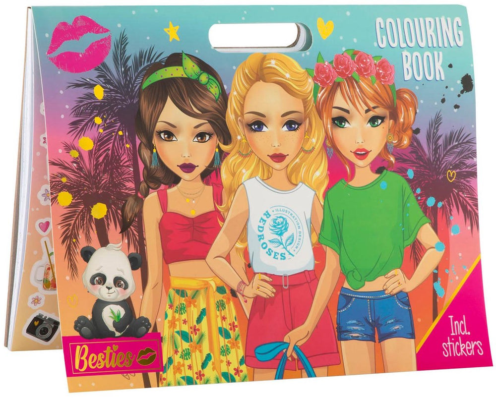 Besties Kleurboek met Stickers, 25 Kleurboek