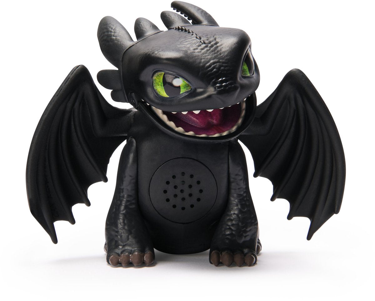 Dreamworks dragons how to train your dragon - mini interactieve dragon - speelgoedfiguur met geluidseffecten
