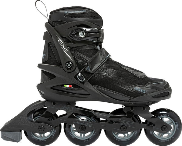 Roces ciao 2.0 tif 84 skeelers volwassenen - 4x84mm wielen - fitness inline skates - zwart - maat 40