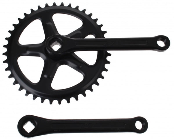 Kgs crankstel 28t 102 mm zwart