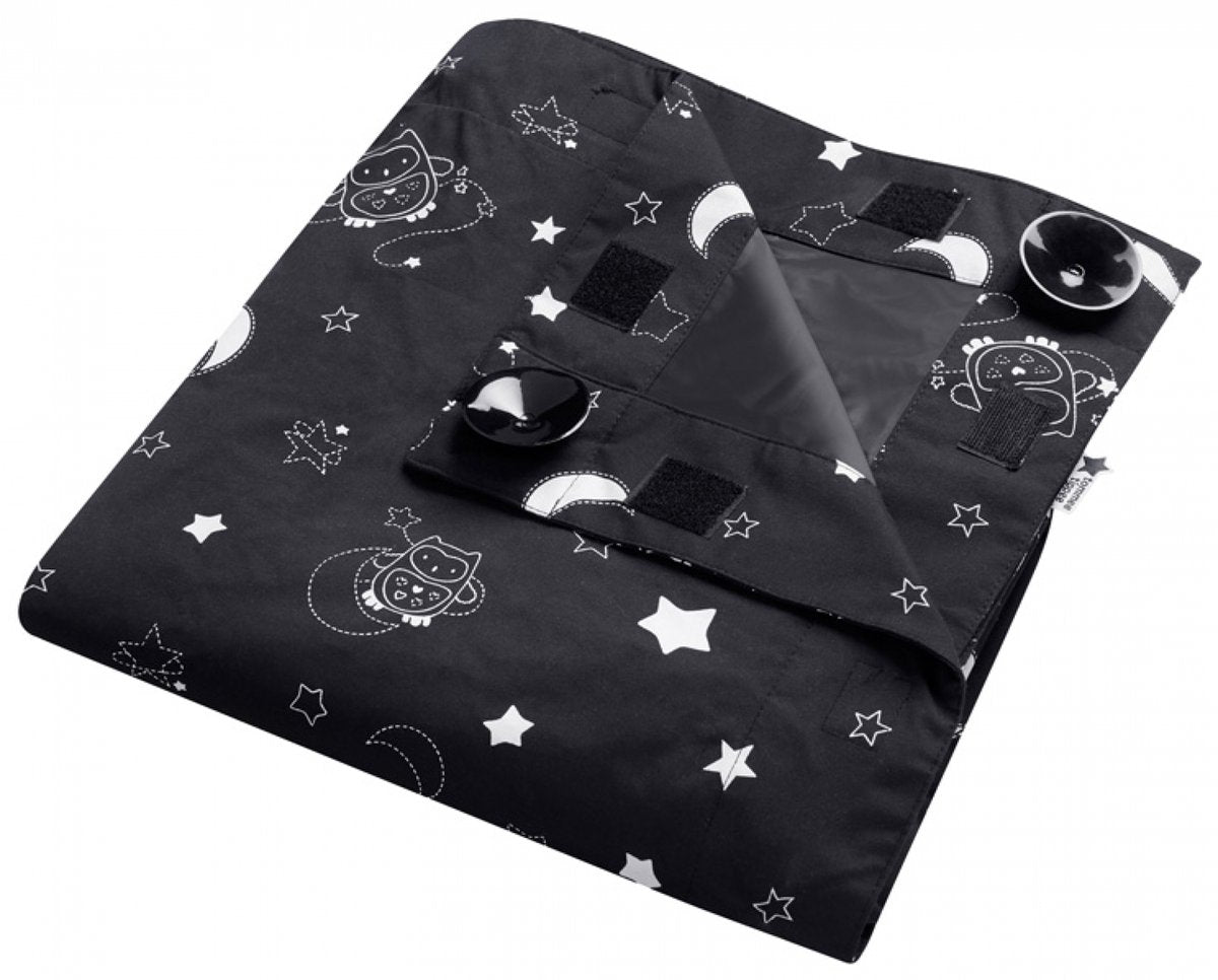 Tommee tippee sleeptight draagbaar verduisteringsgordijn met zuignapjes, verstelbaar en lichtgewicht, groot, 130 x 198 cm