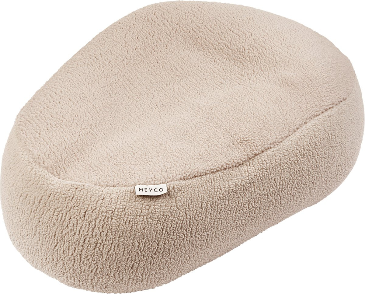 Meyco baby teddy relaxhoes voor voedingskussen - sand
