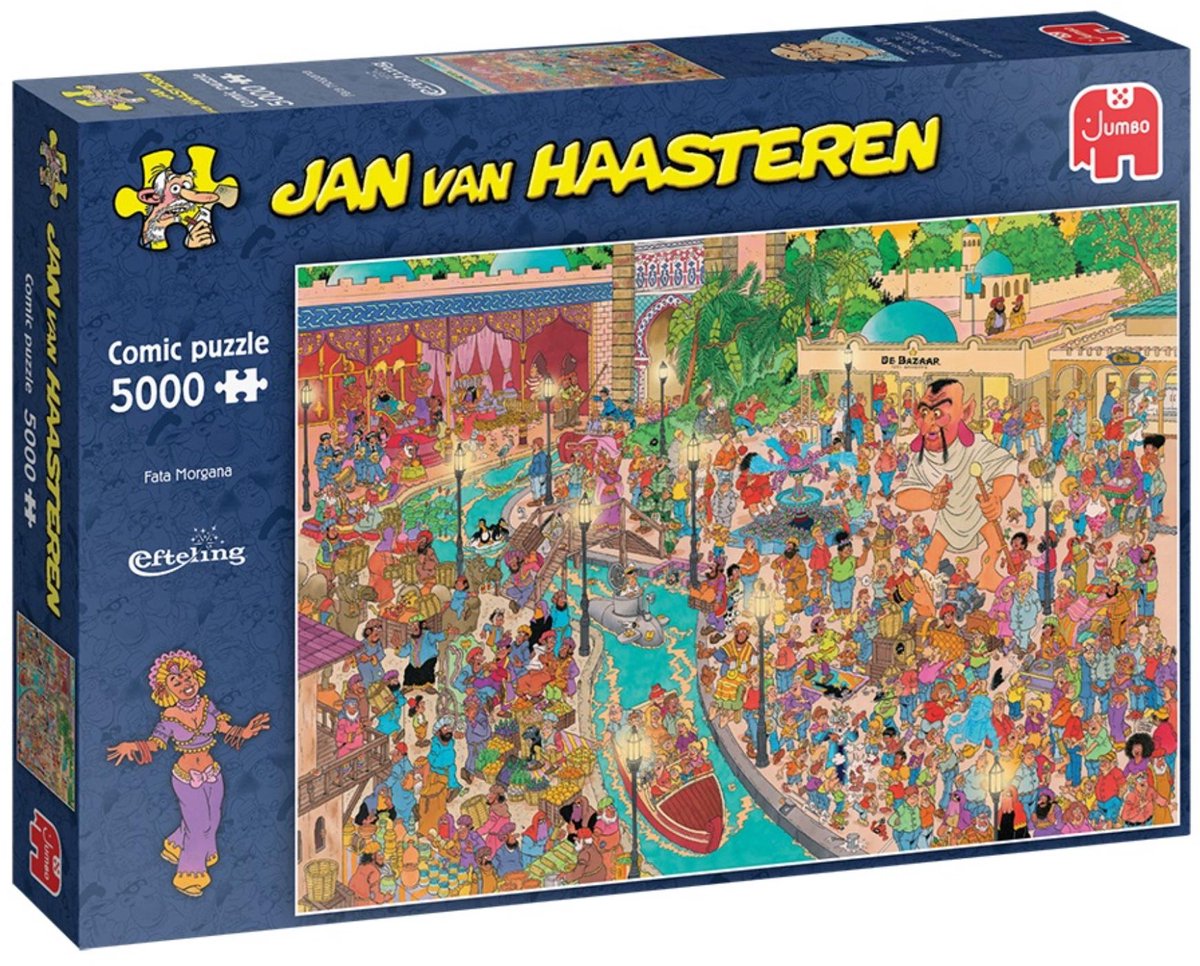 Jumbo jan van haasteren puzzel – fata morgana, 5000 stukjes