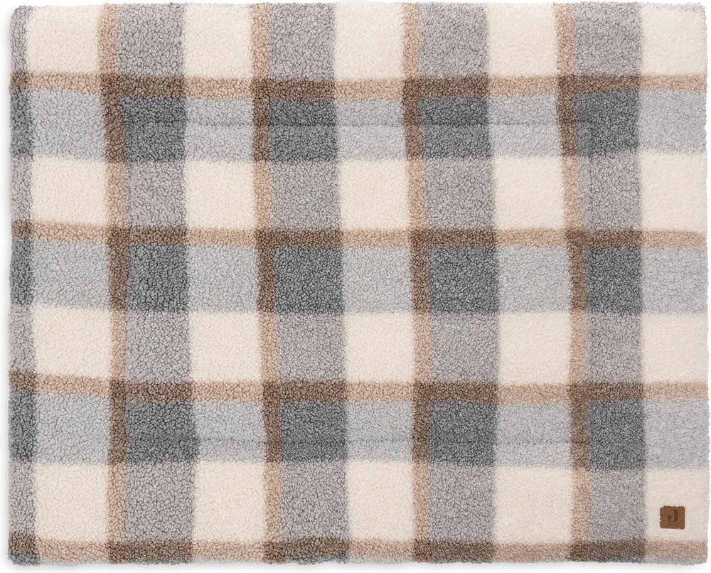 Jollein boxkleed 75x95cm - speelkleed baby - check boucle