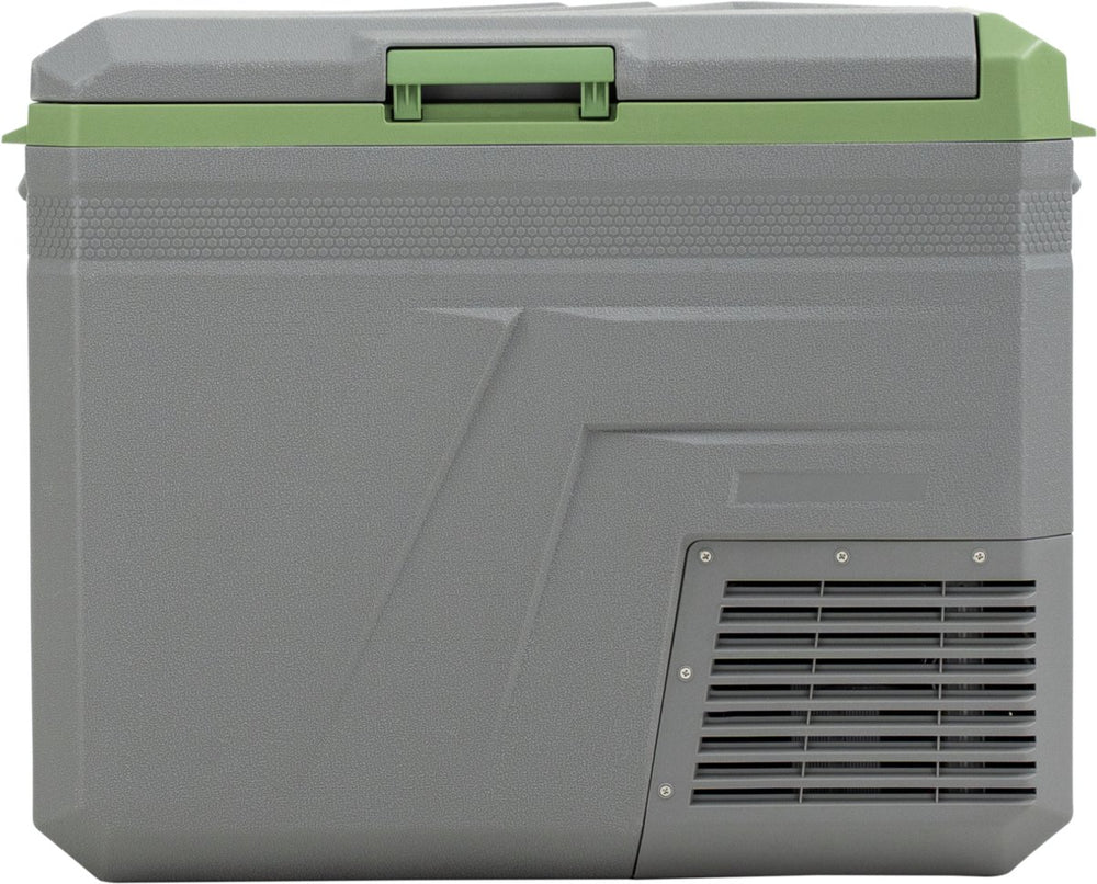 Steamy -e single zone elektrische compressor koelbox - single zone - 46 liter - 12v en 230v - voor auto en camping - grijs