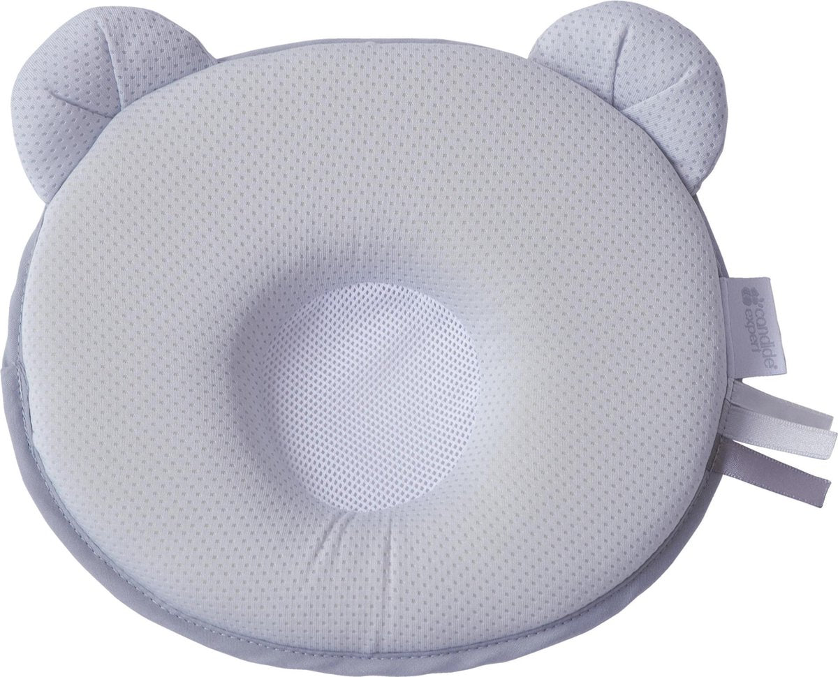 Candide - baby kussen - plat hoofd - petit panda air+ - grijs