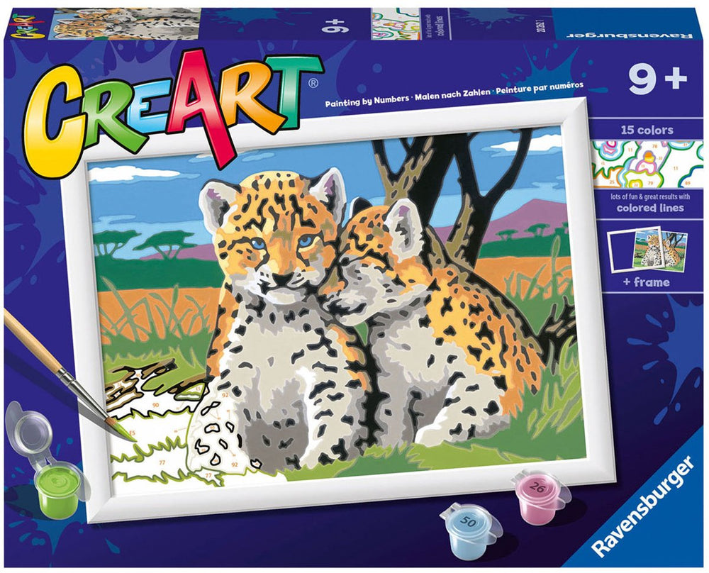 Ravensburger CreArt Safari Friends - Painting by Numbers for Kids