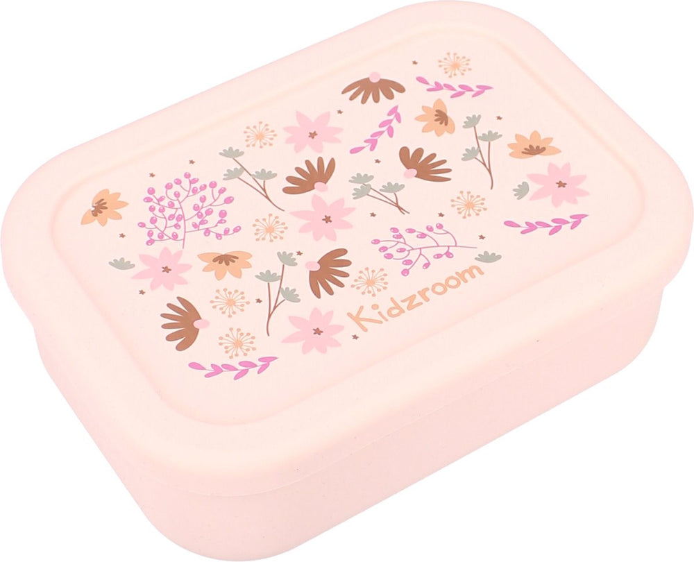 Kidzroom enchanted memories lunchbox - roze - bloemen