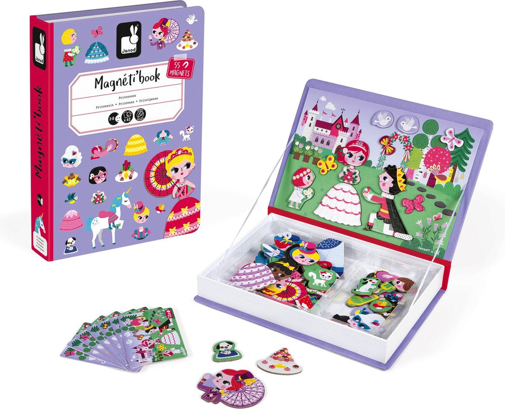 Janod - magnetibook - prinsessen - magneetboek speelset