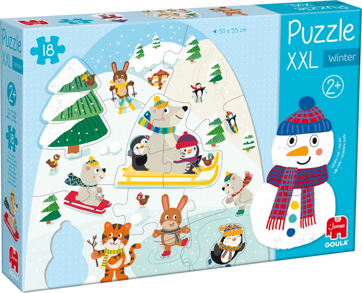Goula jumbo - - xxl winter puzzel - vanaf 2 jaar