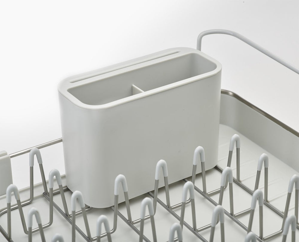 Joseph joseph - extended steel afdruiprek - polypropyleen - zilver -