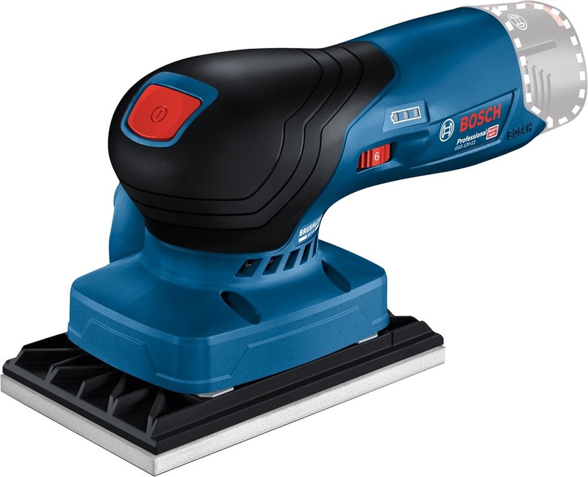 Bosch professional gss 12v-13 accu vlakschuurmachine 12v basic body - 06019l0000