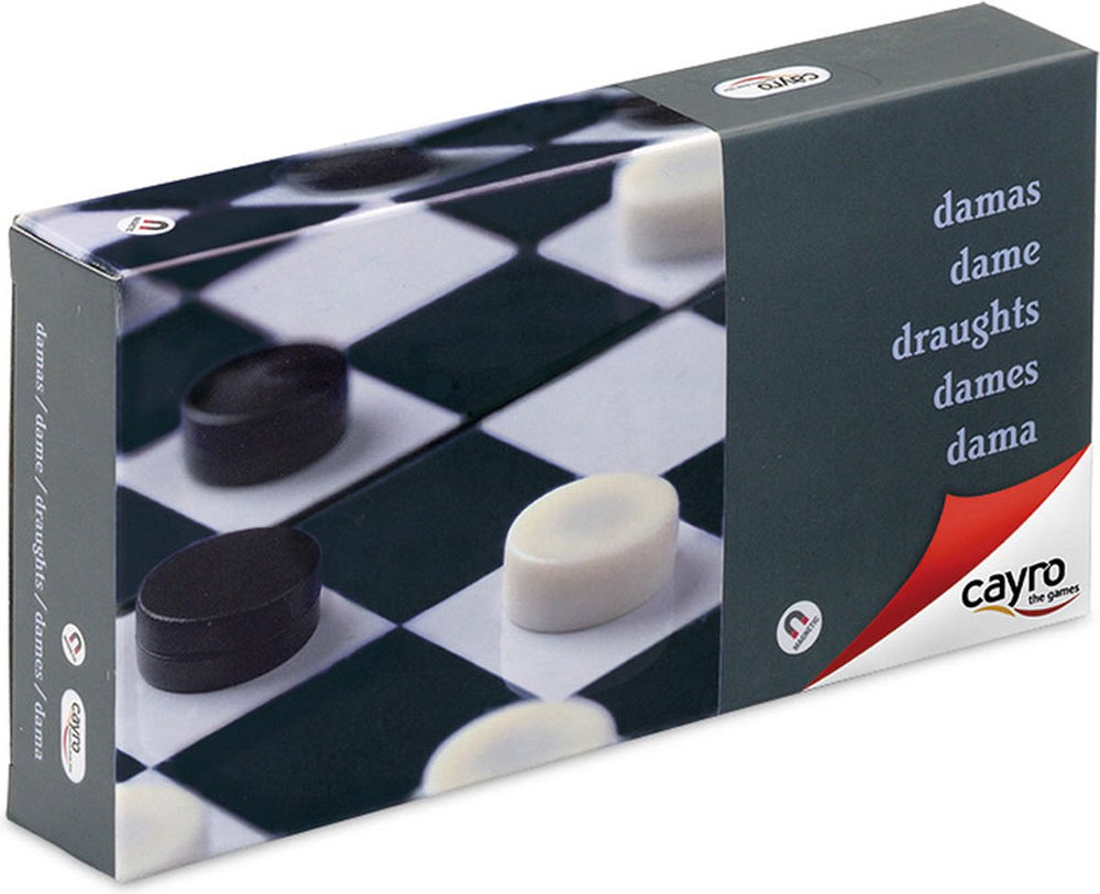 Geronimo games cayro - magnetisch dammen - klassiek bordspel - reiseditie