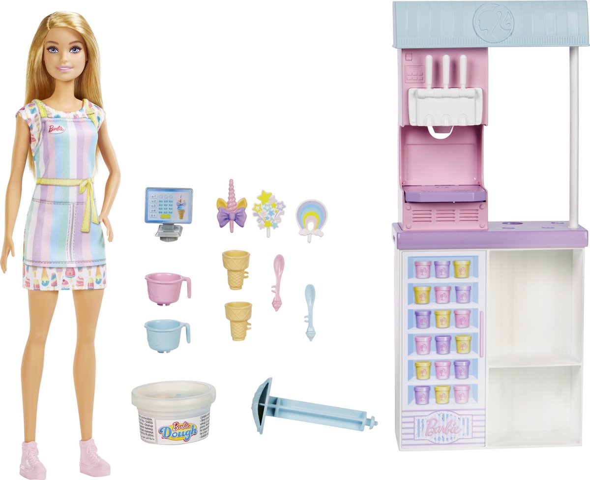Barbie ijssalon speelset - pop