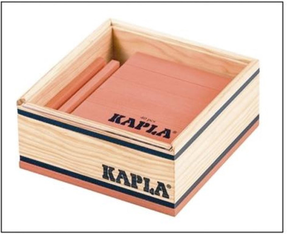 Kapla - kleur - constructiespeelgoed - oranje - 40 plankjes