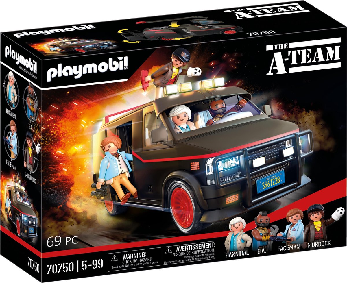 Playmobil de a-team bus - 70750