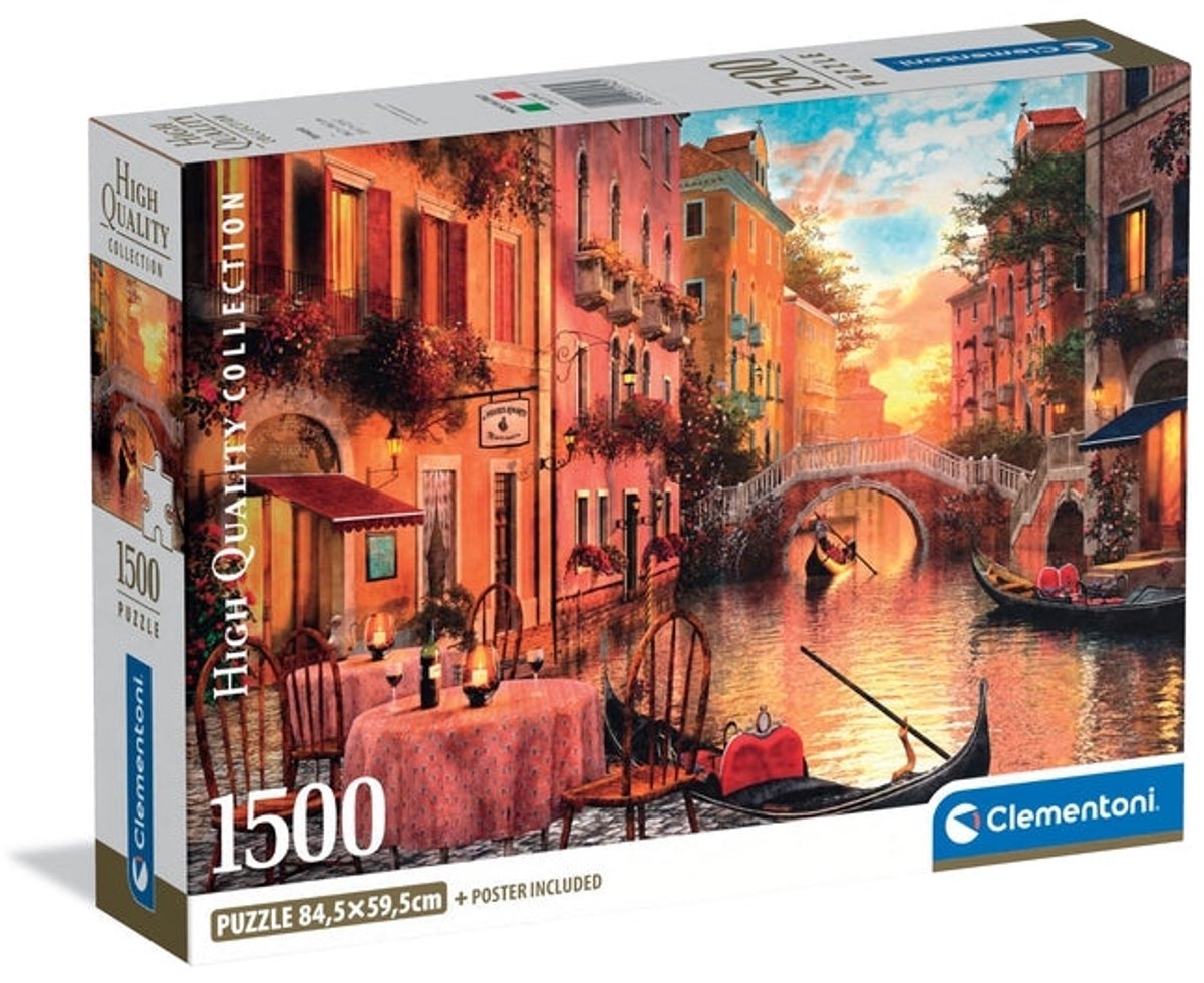 Clementoni legpuzzel venetie - 1500st.
